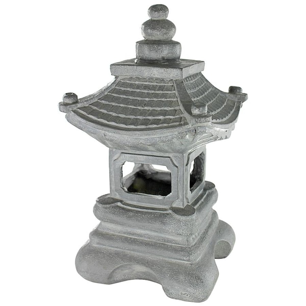 Chengdu Pagoda Asian Lantern Statue: Set Of Two